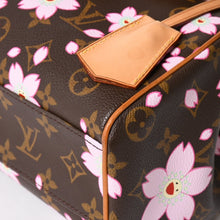 画像をギャラリービューアに読み込む, 極美品 LOUIS VUITTON ルイヴィトン サック レトロ PM ハンドバッグ M92012 モノグラム チェリーブロッサム ブラウン ピンク 中古 4a005467