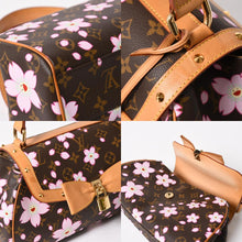 画像をギャラリービューアに読み込む, 極美品 LOUIS VUITTON ルイヴィトン サック レトロ PM ハンドバッグ M92012 モノグラム チェリーブロッサム ブラウン ピンク 中古 4a005467