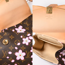 画像をギャラリービューアに読み込む, 極美品 LOUIS VUITTON ルイヴィトン サック レトロ PM ハンドバッグ M92012 モノグラム チェリーブロッサム ブラウン ピンク 中古 4a005467