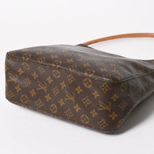 画像をギャラリービューアに読み込む, LOUIS VUITTON ルイヴィトン ルーピングGM ワンショルダーバッグ M51145 モノグラム PVC レザー ブラウン ゴールド金具 美品 中古 4a005672