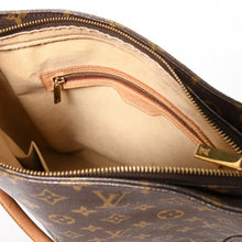 画像をギャラリービューアに読み込む, LOUIS VUITTON ルイヴィトン ルーピングGM ワンショルダーバッグ M51145 モノグラム PVC レザー ブラウン ゴールド金具 美品 中古 4a005672