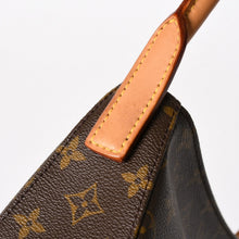 画像をギャラリービューアに読み込む, 極美品 LOUIS VUITTON ルイヴィトン ルーピングMM ワンショルダーバッグ M51146 モノグラム PVC レザー ブラウン ゴールド金具 中古 4a005659