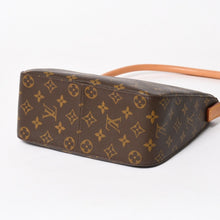 画像をギャラリービューアに読み込む, 極美品 LOUIS VUITTON ルイヴィトン ルーピングMM ワンショルダーバッグ M51146 モノグラム PVC レザー ブラウン ゴールド金具 中古 4a005659