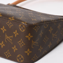 画像をギャラリービューアに読み込む, 極美品 LOUIS VUITTON ルイヴィトン ルーピングMM ワンショルダーバッグ M51146 モノグラム PVC レザー ブラウン ゴールド金具 中古 4a005659
