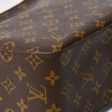 画像をギャラリービューアに読み込む, 極美品 LOUIS VUITTON ルイヴィトン ルーピングMM ワンショルダーバッグ M51146 モノグラム PVC レザー ブラウン ゴールド金具 中古 4a005659