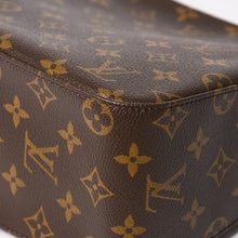 画像をギャラリービューアに読み込む, 極美品 LOUIS VUITTON ルイヴィトン ルーピングMM ワンショルダーバッグ M51146 モノグラム PVC レザー ブラウン ゴールド金具 中古 4a005659