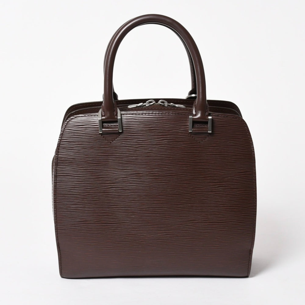LOUIS VUITTON Epi Pont Neuf M5205D Handbag Brown Mocha Silver Hardware Epi Leather Good Condition Used 4a005629
