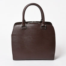 将图片加载到图库查看器，LOUIS VUITTON ルイヴィトン エピ ポンヌフ M5205D ハンドバッグ ブラウン モカ シルバー金具 エピレザー 美品 中古 4a005629