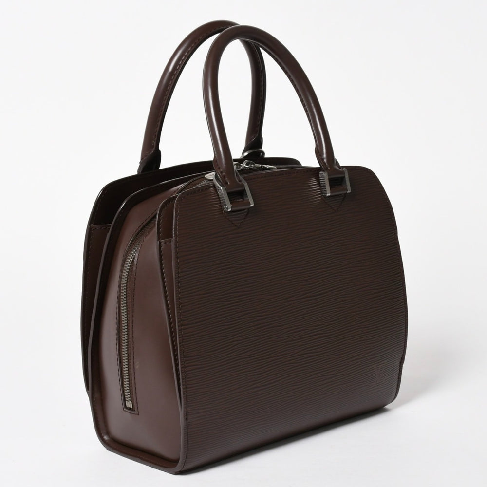 LOUIS VUITTON ルイヴィトン エピ ポンヌフ M5205D ハンドバッグ ブラウン モカ シルバー金具 エピレザー 美品 中古 4a005629
