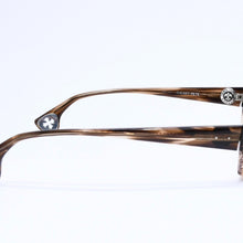 将图片加载到图库查看器，極美品 CHROME HEARTS クロムハーツ SNEAKY PETE スニーキー ピート 伊達メガネ BSフレア CHプラス装飾 クリアブラウン 中古 4a005734