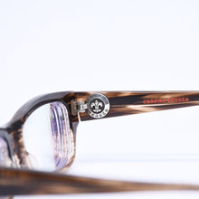 将图片加载到图库查看器，極美品 CHROME HEARTS クロムハーツ SNEAKY PETE スニーキー ピート 伊達メガネ BSフレア CHプラス装飾 クリアブラウン 中古 4a005734