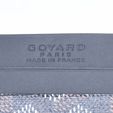 画像をギャラリービューアに読み込む, 新品未使用品 GOYARD ゴヤール サンシュルピス ヘリンボーン カードケース ブラック PVC レザー 中古 4a005444
