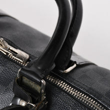 画像をギャラリービューアに読み込む, 極美品 LOUIS VUITTON ルイヴィトン キーポルバンドリエール55 ボストンバッグ N41413 ダミエグラフィット ブラック 中古 4a005636
