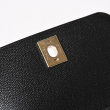 画像をギャラリービューアに読み込む, 新品同様 CHANEL シャネル ココハンドル16 Nano 2WAYバッグ ランダム番台 ココマーク キャビアスキン ブラック ゴールド金具 中古 4a005641