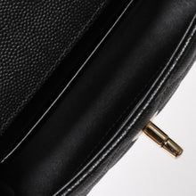 画像をギャラリービューアに読み込む, 新品同様 CHANEL シャネル ココハンドル16 Nano 2WAYバッグ ランダム番台 ココマーク キャビアスキン ブラック ゴールド金具 中古 4a005641