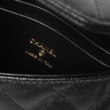 画像をギャラリービューアに読み込む, 新品同様 CHANEL シャネル ココハンドル16 Nano 2WAYバッグ ランダム番台 ココマーク キャビアスキン ブラック ゴールド金具 中古 4a005641