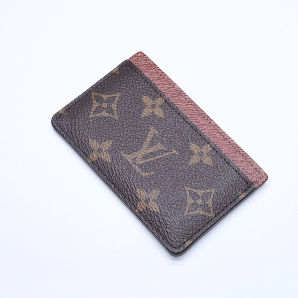 新品同様 LOUIS VUITTON ルイヴィトン ポルトカルトサーンプル カードケース M61733 モノグラムキャンバス ブラウン 中古 4a005445