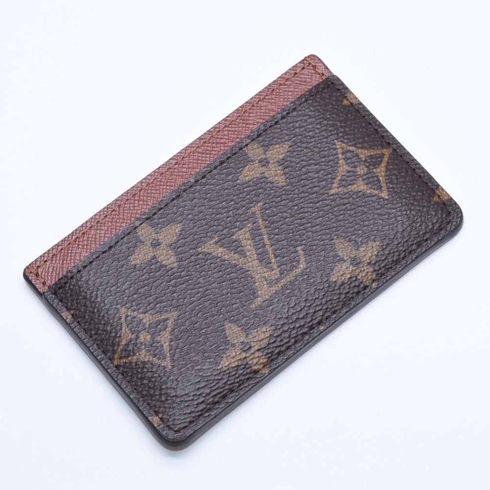 新品同様 LOUIS VUITTON ルイヴィトン ポルトカルトサーンプル カードケース M61733 モノグラムキャンバス ブラウン 中古 4a005445