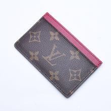 画像をギャラリービューアに読み込む, 新品未使用品 LOUIS VUITTON ルイヴィトン カードケース ポルト カルト・サーンプル M60703 モノグラムキャンバス ブラウン フューシャ 中古 4a005660