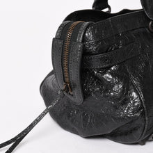 Load image into Gallery viewer, 極美品 BALENCIAGA バレンシアガ Le Cityn East-West アリーナ ラムスキン ブラスハードウェア 8457042 ブラック シルバー金具 中古 4a005472