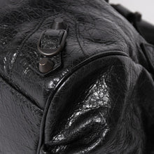 Load image into Gallery viewer, 極美品 BALENCIAGA バレンシアガ Le Cityn East-West アリーナ ラムスキン ブラスハードウェア 8457042 ブラック シルバー金具 中古 4a005472