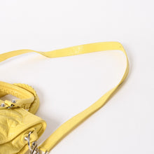Load image into Gallery viewer, 極美品 BALENCIAGA バレンシアガ Le City レ シティ バッグ スモール 2WAYバッグ 7977892 アリーナラムスキン イエロ シルバー金具 中古 4a005463