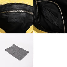 Load image into Gallery viewer, 極美品 BALENCIAGA バレンシアガ Le City レ シティ バッグ スモール 2WAYバッグ 7977892 アリーナラムスキン イエロ シルバー金具 中古 4a005463