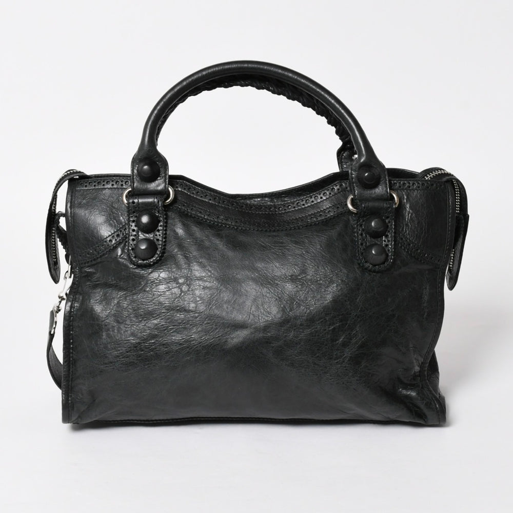 極美品 BALENCIAGA バレンシアガ ジャイアントシティ Giant City 204529 2WAY ショルダーバッグ ハンドバッグ 中古 4a005475