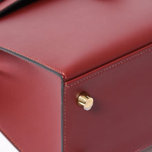 画像をギャラリービューアに読み込む, 新品同様品 HERMES エルメス ケリー25 X刻印 外縫い ルージュアッシュ 赤 ルージュアッシュ ゴールド金具 中古 4a005647
