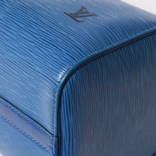 画像をギャラリービューアに読み込む, 極美品 LOUIS VUITTON ルイヴィトン スピーディ25 ハンドバッグ M43015 エピ レザー トレドブルー ゴールド金具 中古 4a005650