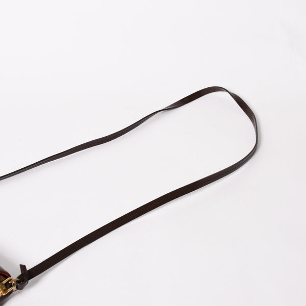 Very Good Condition LOUIS VUITTON Shoulder Bag Damier Favorite MM Damier Canvas N41129 Brown Used 4a005626