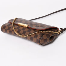 画像をギャラリービューアに読み込む, 極美品 LOUIS VUITTON ルイヴィトン ショルダーバッグ ダミエ フェイボリットMM ダミエキャンバス N41129 ブラウン 中古 4a005626