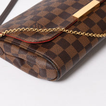 画像をギャラリービューアに読み込む, 極美品 LOUIS VUITTON ルイヴィトン ショルダーバッグ ダミエ フェイボリットMM ダミエキャンバス N41129 ブラウン 中古 4a005626
