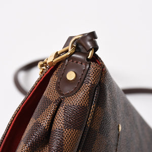 Very Good Condition LOUIS VUITTON Shoulder Bag Damier Favorite MM Damier Canvas N41129 Brown Used 4a005626