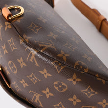 画像をギャラリービューアに読み込む, 極美品 LOUIS VUITTON ルイ ヴィトン バムバッグMM ショルダーバッグ M43644 ブラウン モノグラムキャンバス レザー ゴールド金具 中古 4a005649