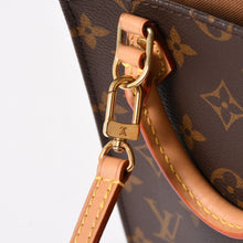 画像をギャラリービューアに読み込む, 新品同様 LOUIS VUITTON ルイヴィトン プティット サックプラ 2WAYバッグ M69442 モノグラム ブラウン ゴールド金具 中古 4a005633