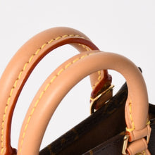 画像をギャラリービューアに読み込む, 新品同様 LOUIS VUITTON ルイヴィトン プティット サックプラ 2WAYバッグ M69442 モノグラム ブラウン ゴールド金具 中古 4a005633