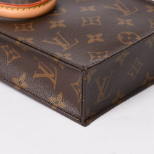 画像をギャラリービューアに読み込む, 新品同様 LOUIS VUITTON ルイヴィトン プティット サックプラ 2WAYバッグ M69442 モノグラム ブラウン ゴールド金具 中古 4a005633