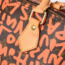 画像をギャラリービューアに読み込む, 極美品 LOUIS VUITTON ルイヴィトン モノグラム スピーディ30 オランジュ ハンドバッグ M93705 モノグラム グラフティ キャンバス 中古 4a005651