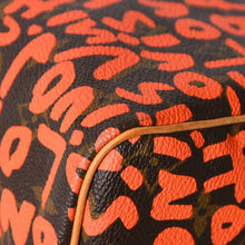 画像をギャラリービューアに読み込む, 極美品 LOUIS VUITTON ルイヴィトン モノグラム スピーディ30 オランジュ ハンドバッグ M93705 モノグラム グラフティ キャンバス 中古 4a005651