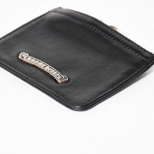 Load image into Gallery viewer, 極美品 CHROME HEARTS クロムハーツ ZPR CHNG PURSE チェンジパース コインケース 小銭入れ ダガージップ レザー シルバー925 中古 4a005610