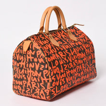 画像をギャラリービューアに読み込む, 極美品 LOUIS VUITTON ルイヴィトン モノグラム スピーディ30 オランジュ ハンドバッグ M93705 モノグラム グラフティ キャンバス 中古 4a005651