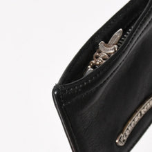 Load image into Gallery viewer, 極美品 CHROME HEARTS クロムハーツ ZPR CHNG PURSE チェンジパース コインケース 小銭入れ ダガージップ レザー シルバー925 中古 4a005610