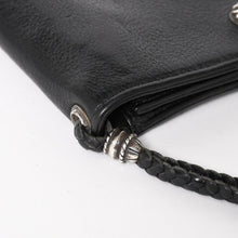 画像をギャラリービューアに読み込む, CHROME HEARTS クロムハーツ 2ZIP STRAP WALLET 2ジップ ストラップ ウォレット 二つ折り財布 クロスボール ブラック 美品 中古 4a005566