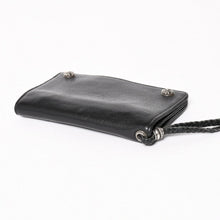 画像をギャラリービューアに読み込む, CHROME HEARTS クロムハーツ 2ZIP STRAP WALLET 2ジップ ストラップ ウォレット 二つ折り財布 クロスボール ブラック 美品 中古 4a005566
