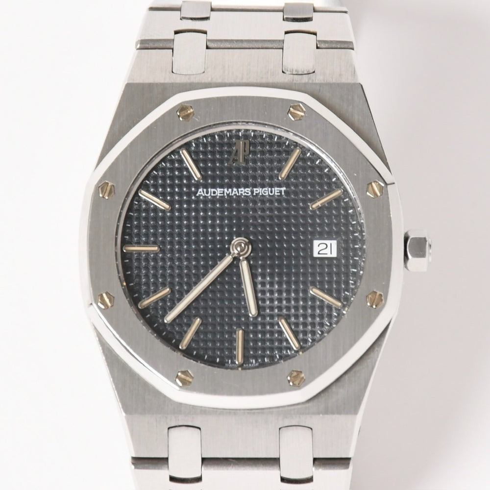 AUDEMARS PIGUET Royal Oak 33mm watch 56303ST.OO.0789ST.01 Weight 75.79g QZ SS Blue Black Dial Good Condition Used 4a005440
