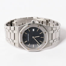 画像をギャラリービューアに読み込む, AUDEMARS PIGUET オーデマ ピゲ ロイヤルオーク 33mm 腕時計 56303ST.OO.0789ST.01 重量75.79g QZ SS ブルーブラック文字盤 美品 中古 4a005440