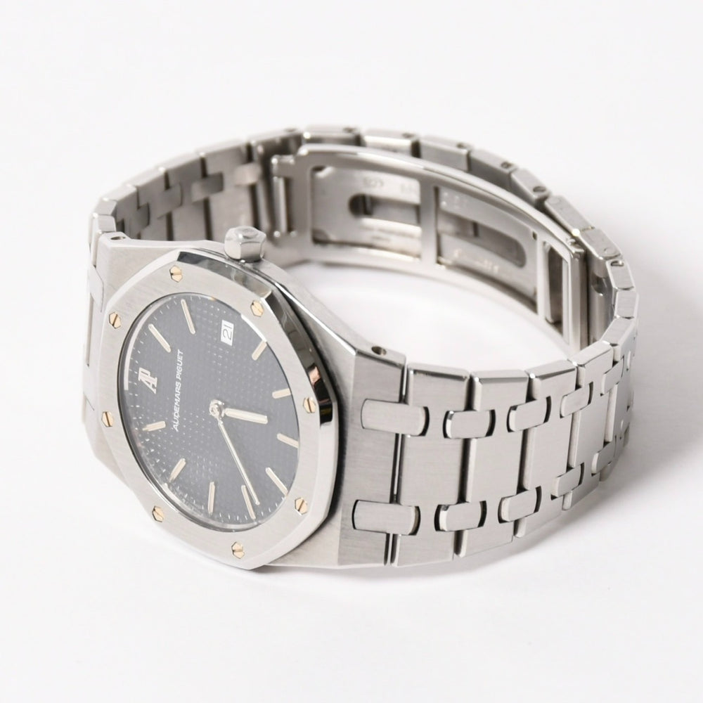 AUDEMARS PIGUET Royal Oak 33mm watch 56303ST.OO.0789ST.01 Weight 75.79g QZ SS Blue Black Dial Good Condition Used 4a005440