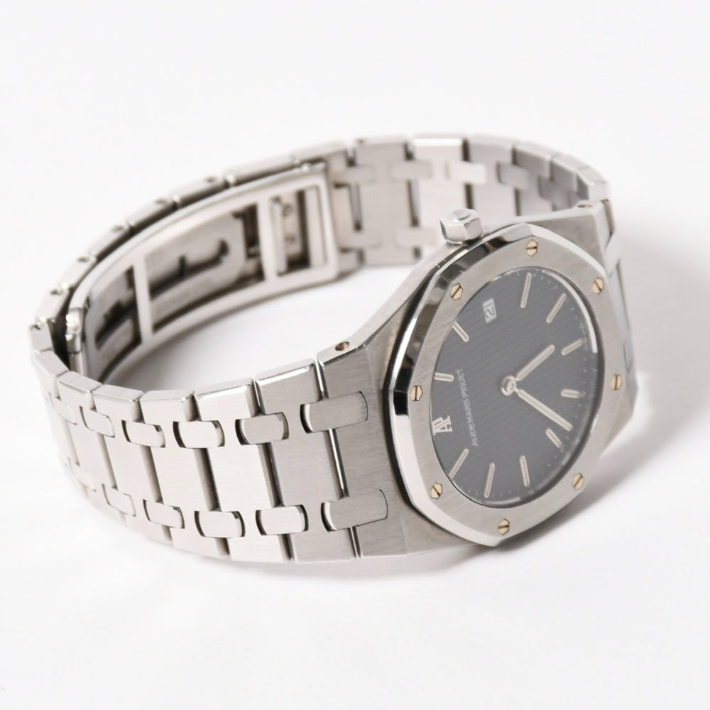AUDEMARS PIGUET Royal Oak 33mm watch 56303ST.OO.0789ST.01 Weight 75.79g QZ SS Blue Black Dial Good Condition Used 4a005440
