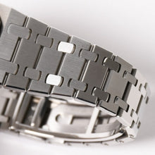 画像をギャラリービューアに読み込む, AUDEMARS PIGUET オーデマ ピゲ ロイヤルオーク 33mm 腕時計 56303ST.OO.0789ST.01 重量75.79g QZ SS ブルーブラック文字盤 美品 中古 4a005440